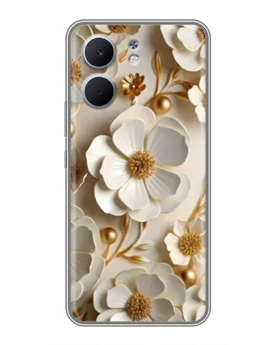 Чохол для OPPO A5x з картинкою «Білі паперові квіти»