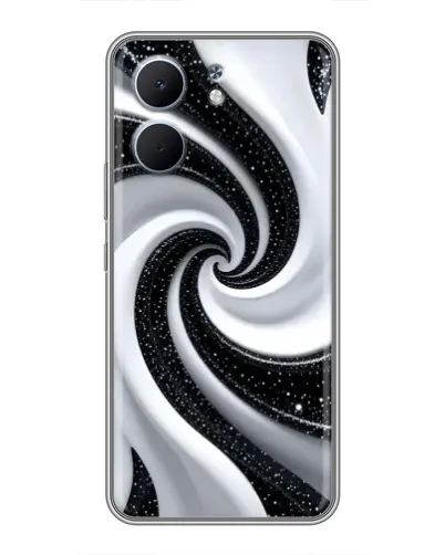 Чохол для OPPO A5x з картинкою «Чорно-біла спіраль» Чохол для OPPO A5x з картинкою «Чорно-біла спіраль»