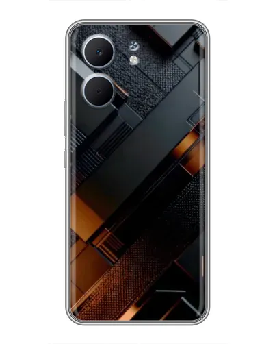 Чохол для OPPO A5x з картинкою «Чорні геометричні блоки» Чохол для OPPO A5x з картинкою «Чорні геометричні блоки»