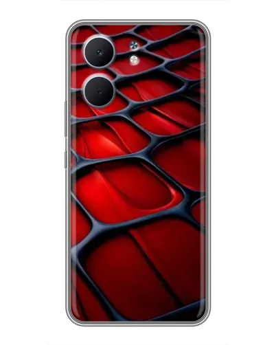 Чохол для OPPO A5x з картинкою «Червона глянцева сітка» Чохол для OPPO A5x з картинкою «Червона глянцева сітка»