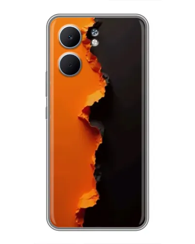 Чохол для OPPO A5x з картинкою «Помаранчевий розлом» Чохол для OPPO A5x з картинкою «Помаранчевий розлом»