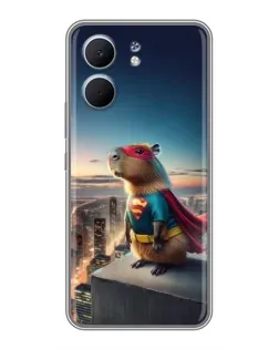 Чохол для OPPO A5x з картинкою «Капі-мен супергерой»
