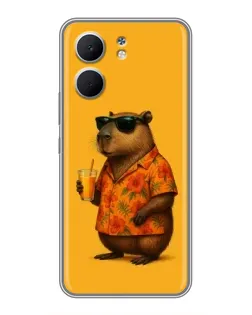Чохол для OPPO A5x з картинкою «Капібара на відпочинку»