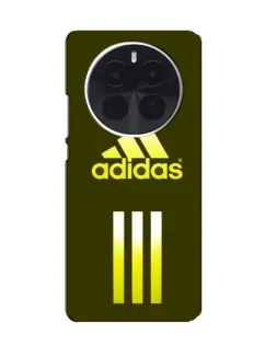 Чехол для OPPO A6 GT с картинкой «Оливковый градиент Adidas»