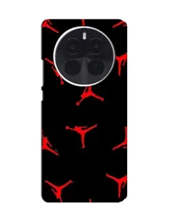 Чохол для OPPO A6 Max з картинкою «Jordan Red Pattern»