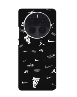 Чохол для OPPO A6 Max з картинкою «Nike Black Pattern»