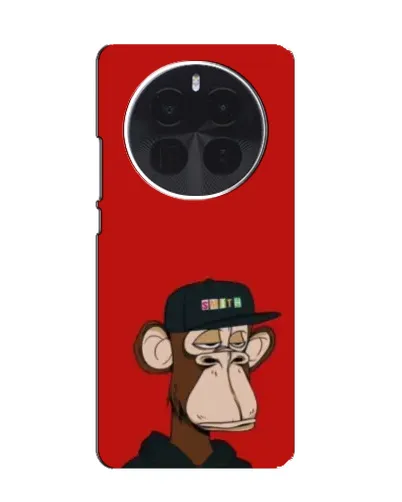 Чехол для OPPO A6 Max с картинкой «Bored Ape — красный фон» Чехол для OPPO A6 Max с картинкой «Bored Ape — красный фон»