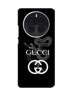 Чехол для OPPO A6 Max с картинкой «Gucci — серебряная змея»