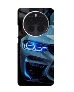 Чехол для OPPO A6 Max с картинкой «Взгляд BMW с синими фарами»