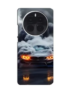 Чехол для OPPO A6 Max с картинкой «BMW в дыму»