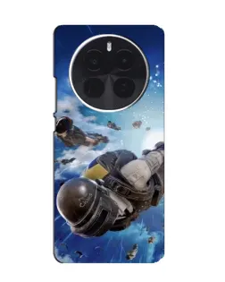 Чехол для OPPO A6 Max с картинкой «Десант PUBG — прыжок»