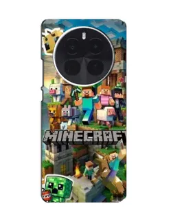 Чехол для OPPO A6 Max с картинкой «Замок Minecraft»