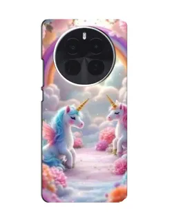 Чехол для OPPO A6 Max с картинкой «Радуга и единороги»