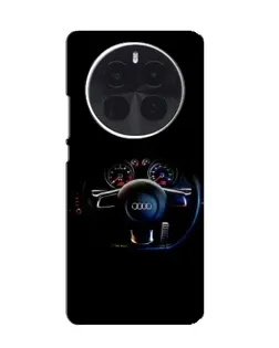 Чехол для OPPO A6 Max с картинкой «Салон Audi — руль»