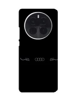 Чехол для OPPO A6 Max с картинкой «Audi — световой подпись»