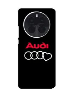 Чехол для OPPO A6 Max с картинкой «Логотип Audi Heart»