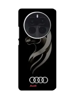 Чехол для OPPO A6 Max с картинкой «Графика — пантера и Audi»