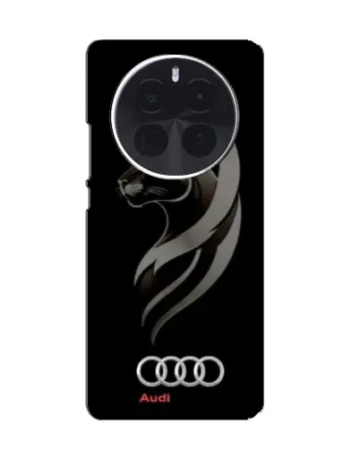 Чехол для OPPO A6 Max с картинкой «Графика — пантера и Audi»