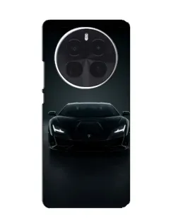 Чехол для OPPO A6 Max с картинкой «Черный Lamborghini Aventador»