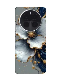 Чехол для OPPO A6 Max с картинкой «Белый цветок и золотой флюид» Чехол для OPPO A6 Max с картинкой «Белый цветок и золотой флюид»
