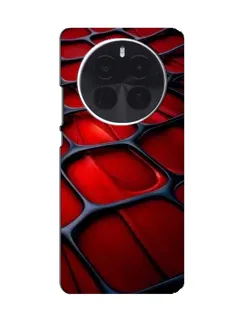 Чехол для OPPO A6 Max с картинкой «Красная глянцевая сетка»