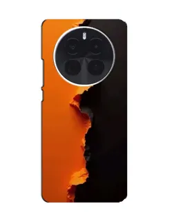 Чехол для OPPO A6 Max с картинкой «Оранжевый разлом»