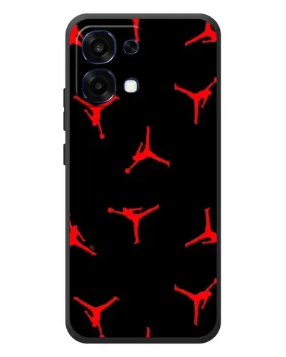 Чохол для OPPO A6 Pro з картинкою «Jordan Red Pattern» Чохол для OPPO A6 Pro з картинкою «Jordan Red Pattern»