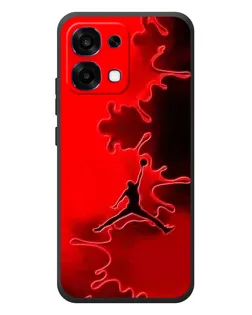 Чохол для OPPO A6 Pro з картинкою «Jordan Red Smoke»