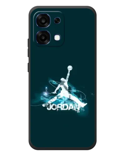 Чохол для OPPO A6 Pro з картинкою «Jordan Blue Fire» Чохол для OPPO A6 Pro з картинкою «Jordan Blue Fire»