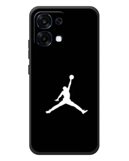 Чохол для OPPO A6 Pro з картинкою «Jordan Silhouette»