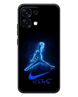 Чохол для OPPO A6 Pro з картинкою «Jordan Neon Blue»
