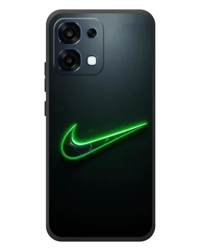 Чохол для OPPO A6 Pro з картинкою «Неоновий контур Nike»