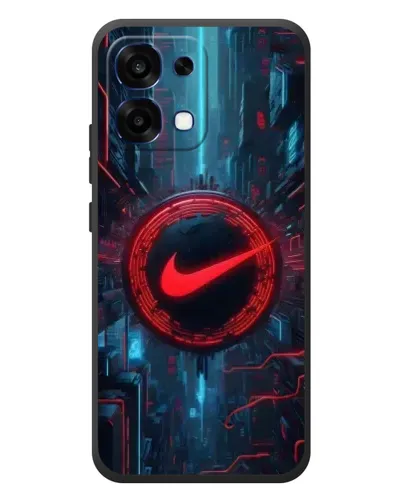 Чохол для OPPO A6 Pro з картинкою «Техногенний стиль Nike»