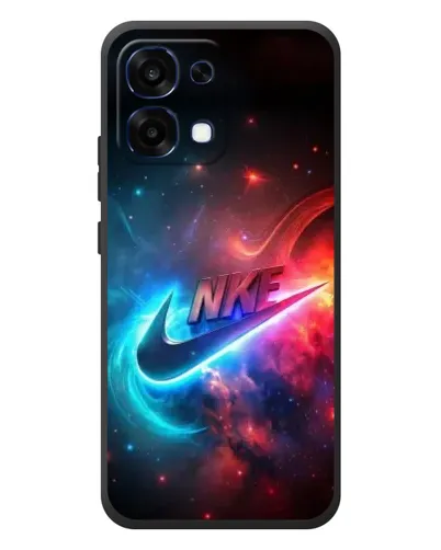 Чохол для OPPO A6 Pro з картинкою «Вогняний логотип Nike»