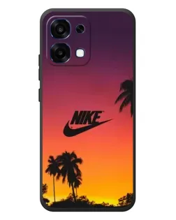 Чохол для OPPO A6 Pro з картинкою «Nike на заході сонця»