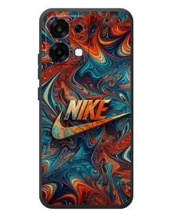 Чохол для OPPO A6 Pro з картинкою «Nike в абстракції»