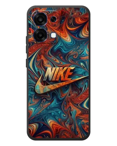 Чохол для OPPO A6 Pro з картинкою «Nike в абстракції»