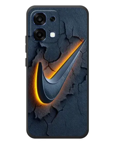 Чохол для OPPO A6 Pro з картинкою «Об'ємний логотип Найк»