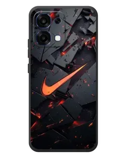 Чохол для OPPO A6 Pro з картинкою «Nike — ефект розломів»