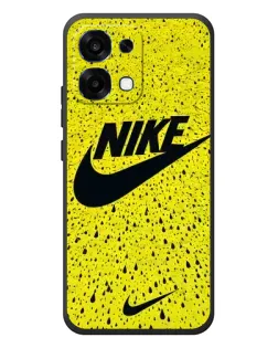 Чохол для OPPO A6 Pro з картинкою «Жовтий текстурний Nike»