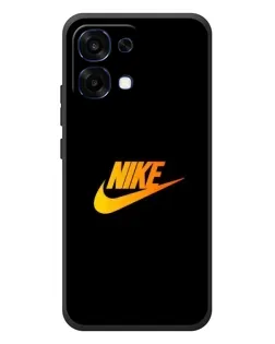 Чохол для OPPO A6 Pro з картинкою «Золотий логотип Nike»