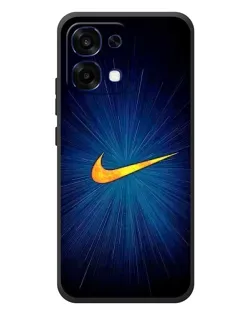Чехол для OPPO A6 Pro с картинкой «Синий пульс Nike»