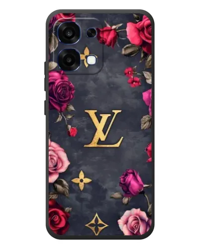 Чохол для OPPO A6 Pro з картинкою «Квітковий Louis Vuitton»