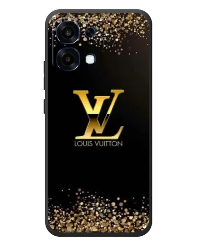 Чохол для OPPO A6 Pro з картинкою «LV — золоті іскри»