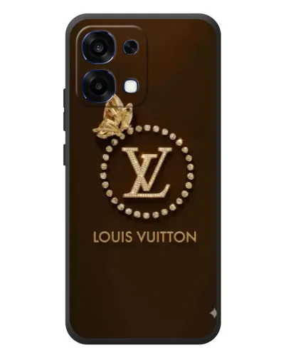 Чохол для OPPO A6 Pro з картинкою «LV — золота печатка»