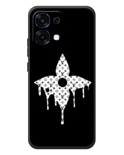 Чохол для OPPO A6 Pro з картинкою «Квіткова монограма»