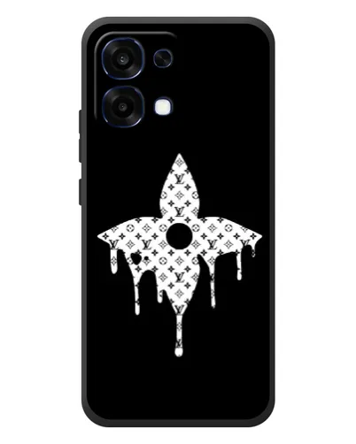 Чохол для OPPO A6 Pro з картинкою «Квіткова монограма»