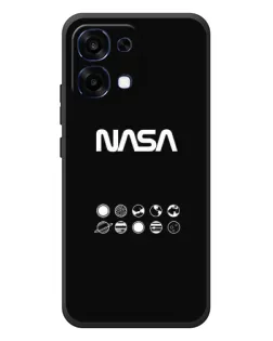 Чехол для OPPO A6 Pro с картинкой «NASA — технический принт»