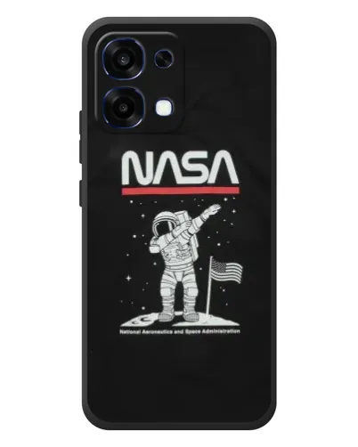 Чехол для OPPO A6 Pro с картинкой «NASA — шагаем по Луне» Чехол для OPPO A6 Pro с картинкой «NASA — шагаем по Луне»