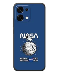 Чехол для OPPO A6 Pro с картинкой «NASA — лунная миссия»